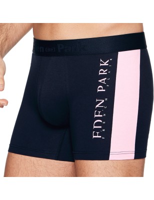 BOXER UNI BLEU MARINE ET ROSE - EP1221H1900 - EDEN PARK