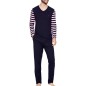 PYJAMA LONG A MOTIFS MARINE/ROSE- EP1552E4100 - EDEN PARK PYJAMA LONG A MOTIFS MARINE/ROSE- EP1552E4100 - EDEN PARK