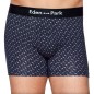 BOXER IMPRIME FLORAL MARINE / ROSE EN COTON - EP1221H2900 - EDEN PARK