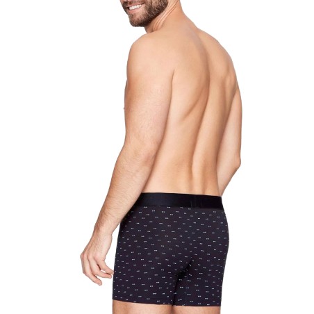 BOXER MARINE A IMPRIME NOEUDS BLEUS - E644E49 - EDEN PARK