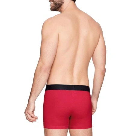 BOXER UNI ROUGE CERISE - E201E60 - EDEN PARK