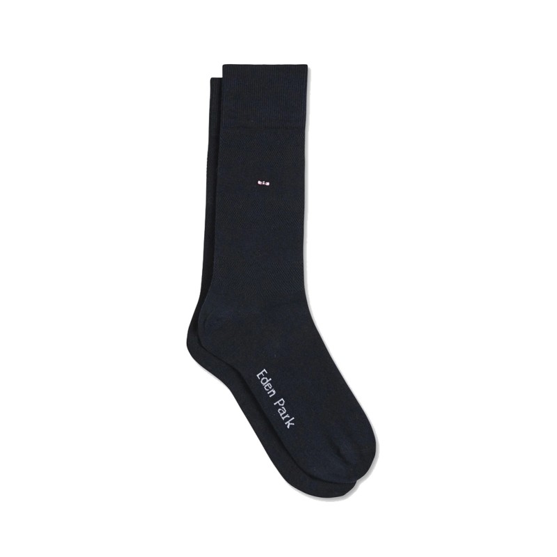 PAIRE DE CHAUSSETTES A RAYURES DISCRETES BLEU MARINE EP1733A1000 - EDEN PARK PAIRE DE CHAUSSETTES A RAYURES DISCRETES BLEU MARINE EP1733A1000 - EDEN PARK