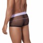 BOXER HUNCH EN MESH NOIR ET LILA 1312 - CLEVER