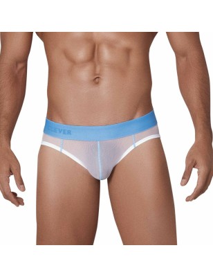 SLIP HUNCH EN MESH BLANC ET BLEU 1313 - CLEVER