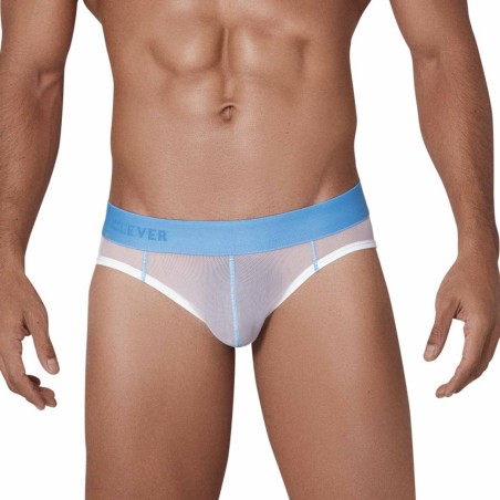 SLIP HUNCH EN MESH BLANC ET BLEU 1313 - CLEVER
