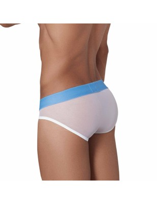 SLIP HUNCH EN MESH BLANC ET BLEU 1313 - CLEVER