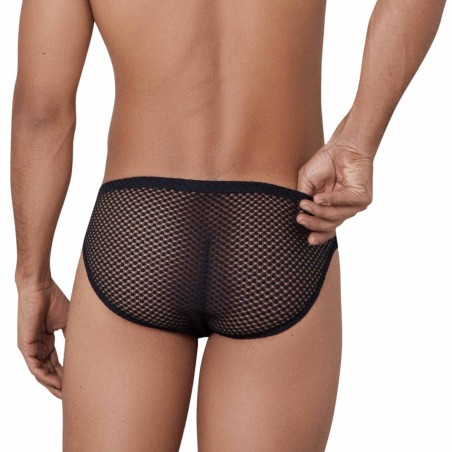 SLIP URGE BI-MATIERE NOIR 1316 - CLEVER