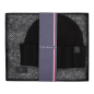 COFFRET ECHARPE + BONNET COTELE GRIS/NOIR AM0AM11632 - TOMMY HILFIGER COFFRET ECHARPE + BONNET COTELE GRIS/NOIR AM0AM11632 - TOMMY HILFIGER