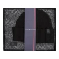 COFFRET ECHARPE + BONNET COTELE GRIS/NOIR AM0AM11632  - TOMMY HILFIGER