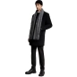 COFFRET ECHARPE + BONNET COTELE GRIS/NOIR AM0AM11632  - TOMMY HILFIGER