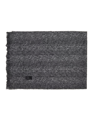 COFFRET ECHARPE + BONNET COTELE GRIS/NOIR AM0AM11632  - TOMMY HILFIGER