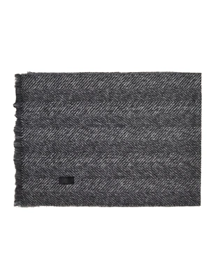 COFFRET ECHARPE + BONNET COTELE GRIS/NOIR AM0AM11632  - TOMMY HILFIGER
