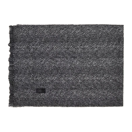 COFFRET ECHARPE + BONNET COTELE GRIS/NOIR AM0AM11632  - TOMMY HILFIGER