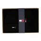 COFFRET ECHARPE + BONNET COTELE NOIR AM0AM11677 - TOMMY JEANS COFFRET ECHARPE + BONNET COTELE NOIR AM0AM11677 - TOMMY JEANS