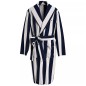 PEIGNOIR EPONGE EPAISSE A RAYURES NOIRES ET BLANCHES UM0UM02981 - TOMMY HILFIGER PEIGNOIR EPONGE EPAISSE A RAYURES NOIRES ET BLANCHES UM0UM02981 - TOMMY HILFIGER