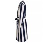 PEIGNOIR EPONGE EPAISSE A RAYURES NOIRES ET BLANCHES UM0UM02981 - TOMMY HILFIGER