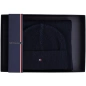 COFFRET ECHARPE + BONNET COTELE MARINE AM0AM11624 - TOMMY HILFIGER