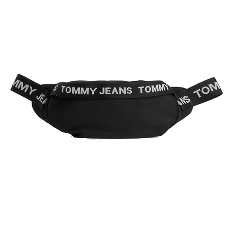 BANANE ESSENTIAL BUM BAG NOIR AM0AM11521 - TOMMY JEANS BANANE ESSENTIAL BUM BAG NOIR AM0AM11521 - TOMMY JEANS