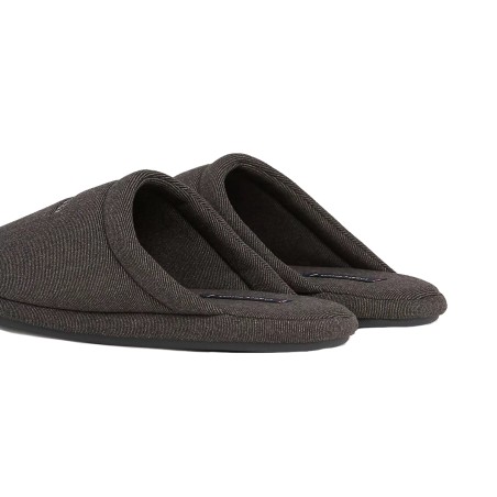 CHAUSSONS FLEECE HOMESLIPPER GRIS FONCE FM0FM04767 - TOMMY HILFIGER