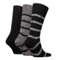 COFFRET CADEAU 3 PAIRES DE CHAUSSETTES GRISES ET NOIRES 701226073 - TOMMY HILFIGER