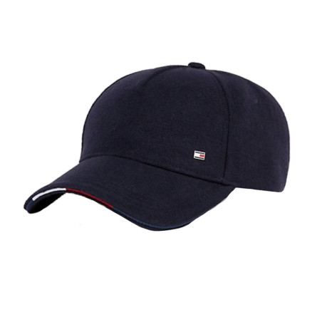 CASQUETTE ELEVATED EFFET LAINE MARINE AM0AM11485  - TOMMY HILFIGER