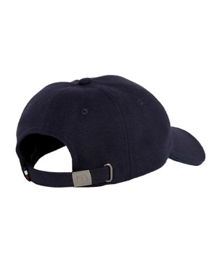 CASQUETTE ELEVATED EFFET LAINE MARINE AM0AM11485  - TOMMY HILFIGER