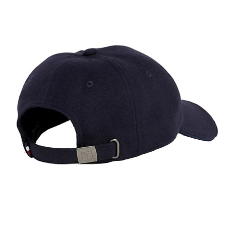 CASQUETTE ELEVATED EFFET LAINE MARINE AM0AM11485  - TOMMY HILFIGER