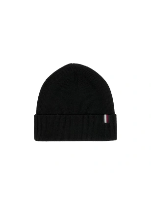 BONNET EN COTON COTELE NOIR AM0AM11483 - TOMMY HILFIGER