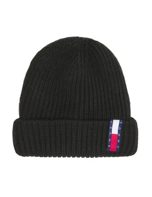 BONNET UNISEX NOIR AU0AU01808  - TOMMY JEANS