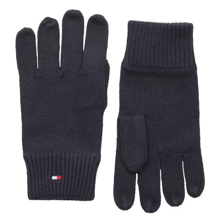 GANTS ESSENTIAL EN COTON BLEU MARINE AM0AM11048 - TOMMY HILFIGER