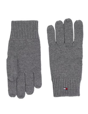 GANTS ESSENTIAL EN COTON GRIS AM0AM11048 - TOMMY HILFIGER