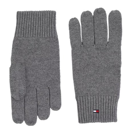 GANTS ESSENTIAL EN COTON GRIS AM0AM11048 - TOMMY HILFIGER