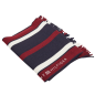 ECHARPE RASCHELLE EN MAILLE BLEU MARINE/BORDEAUX/BLANC AM0AM11493 - TOMMY HILFIGER ECHARPE RASCHELLE EN MAILLE BLEU MARINE/BORDEAUX/BLANC AM0AM11493 - TOMMY HILFIGER