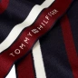 ECHARPE RASCHELLE EN MAILLE BLEU MARINE/BORDEAUX/BLANC AM0AM11493 - TOMMY HILFIGER