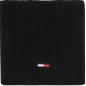 ECHARPE EN MAILLE COTELEE NOIRE AM0AM11702 - TOMMY JEANS ECHARPE EN MAILLE COTELEE NOIRE AM0AM11702 - TOMMY JEANS