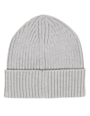 BONNET COTELE RIB BEANIE GRIS AM0AM11693 - TOMMY HILFIGER