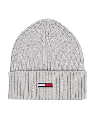 BONNET COTELE RIB BEANIE GRIS AM0AM11693 - TOMMY HILFIGER