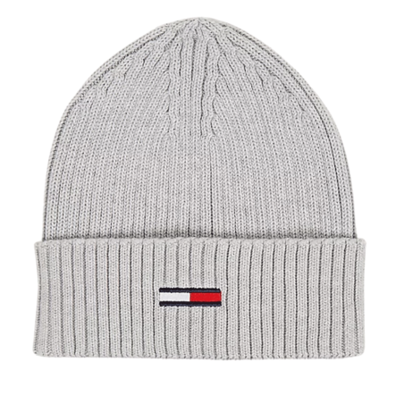 BONNET COTELE RIB BEANIE GRIS AM0AM11693 - TOMMY HILFIGER