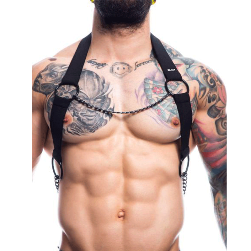 HARNAIS BLACKCHAIN NOIR H4RNESS03 - CUT4MEN HARNAIS BLACKCHAIN NOIR H4RNESS03 - CUT4MEN