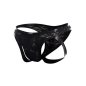 JOCKSTRAP NOIR HYBRIDE L4CE04 - CUT4MEN