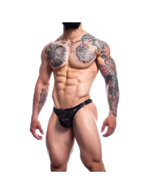 STRING NOIR L4CE03 - CUT4MEN