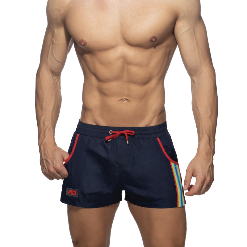 SHORT DE BAIN PRIDE RAINBOW MARINE ADS321 - ADDICTED