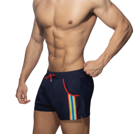 SHORT DE BAIN PRIDE RAINBOW MARINE ADS321 - ADDICTED