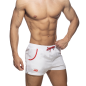 SHORT DE BAIN PRIDE RAINBOW BLANC ADS321 - ADDICTED