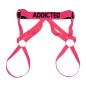 HARNESS DE CUISSES ROSE FLUO ADF174 - ADDICTED FETISH