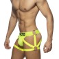 HARNESS DE CUISSES JAUNE FLUO ADF174 - ADDICTED FETISH