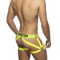 HARNESS DE CUISSES JAUNE FLUO ADF174 - ADDICTED FETISH