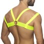 HARNESS DE POITRINE JAUNE FLUO ADF173 - ADDICTED FETISH