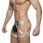 HARNESS DE CUISSES PARTY ARGENT ADF172 - ADDICTED FETISH