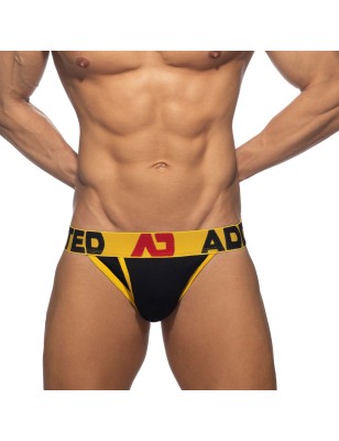 BIKINI OPEN FLY JAUNE AD1204 - ADDICTED